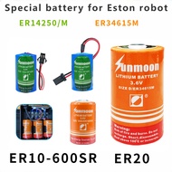 Suitable for Eston Robot 3.6V Battery ER10-600SR ER-900 ER-20 ER14250/ER34615M