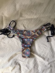 Muii strap Printed Bikini Bottom t back (M)