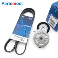 OEM 2.2 Diesel Alternator Belt LR028881 LR060071 6PK1205S Tensioner LR003651 APV2464 For LR2 Range R