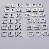 Car Trunk Letters Logo Emblem Badge Decals Sticker For Mercedes Benz CLK Class CLK55 CLK63 CLK200 CL