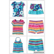 Childrens Place Baby Girl Matchable Summer Striped halter Tee Short Skort