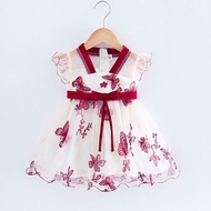 Dress One Year Old One Year Old One Year Old Dress Princess Dress Hanfu Summer Children Baby Girls