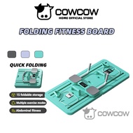 Fitness Board Multifunctional Abdominal Fitness Board Foldable Abs Roller Push-up Board With Resista