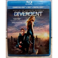 DIVERGENT W/ sticker - Blu-Ray + DVD