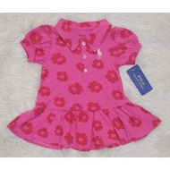 Baby Girl POLO RL Shortsleeve Collar T-Shirt Dress