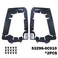 CASHCOW Left & Right 2pcs For Toyota 08-17 Sequoia 07-13 Tundra Radiator Support Heater Splash Heat 