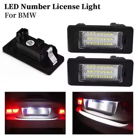 Waterproof Car LED License Plate Lights Bright Car Lamp Plug and Play Number Plate Light for BMW E90