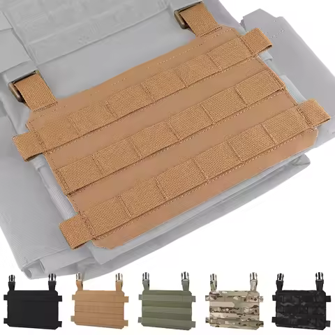 Tactical Vest Molle Placard Modular Front Flap Adapter Panel For THORAX Airsoft Vest Expansion Equip