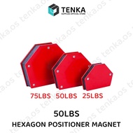 TENKA 50LBS Magnet Welding Holder Hexagon (50lbs) 30°, 45°, 60°, 75° and 90°