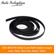 GT2 Timing Belt 10mm PU Steel Core Belt Open Type Width 10mm Pitch 2mm