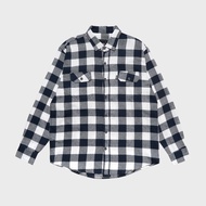 Epidemic Shirt | Consigliere Navy White Flannel