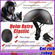 Kapal 24 Jam Helm harley davidson Half helmet Topi keledar motosikal Electric car helmet Helm retro 