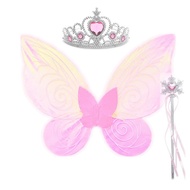 Colorful Halloween Fairy Butterfly Wings Childrens Angel Insect Princess Wings Rainbow Cute Internet