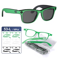 GUUGEI Smart Glasses Frame Sticker Compatible for Rayban Meta Wayfarer RW4006/RW4008/RW4012