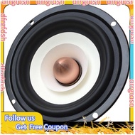【D&F】4'' Home Audio DIY Full-Range Speaker Driver Unit Rubber Suspension Shielded 8ohm 15W Home Pass
