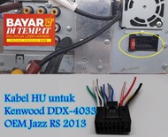 Kabel Soket Head Unit Kenwood DDX-4033 DDX4033 DDX 4033 OEM Honda Jazz RS 2013