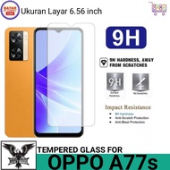 Promo Tempered Glass Oppo A77s / Oppo A57 2022 Anti Gores Kaca Bening Premium Anti Bekas Sidik Jari