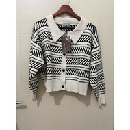 This is April women's cardigan Pattern stripe x enzy storia