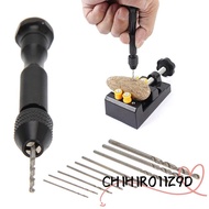CHIHIRO11Z9D Woodworking Drilling  Mini Micro Adjustable Aluminum Hand Drill
