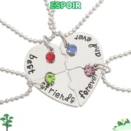 IESPOIRHA 4 Bff Creative Love Necklace Best Friend Froever Necklace