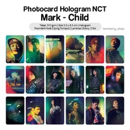 Photocard Hologram Mark NCT Child - Photo card Premium Kpop Kartu Foto Member Unofficial Mark Lee nc