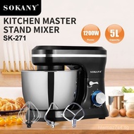 Cross-Border Export Sokany271Household Dough Kneading Machine5L Chef Machine Mixer Dough Mixer Stand