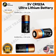 1PCS Duracell CR123A 3V Lithium Battery