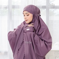 PREMIUM Korean Parachute Mukena Set FeeZa Prayer Rug - Travel Mukena Adult Mukena Travel Mukena