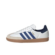 Adidas Originals SAMBA OG Low top Skateboard Shoes Mens White Blue JH5632