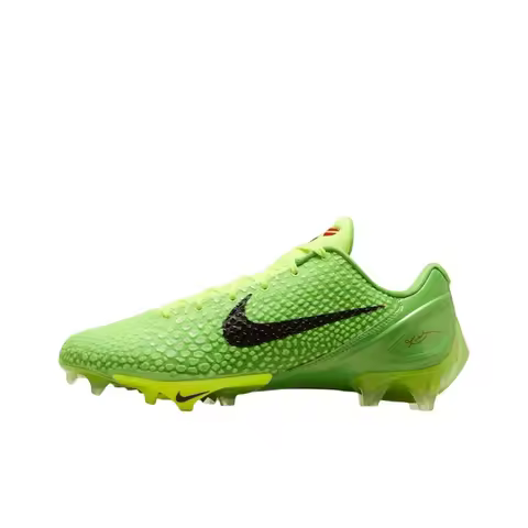 Nike Vapor Edge Kobe 6 Soccer Shoes Men's Mid Top Green/Black/Red FQ7645-300