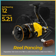 BEST SELLER YUMOSHI Reel Pancing Spinning 12 Ball Bearing / Reel gulungan Pancing power handle murah