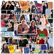 50Piece New American Gilmore Girls Cartoon Fashion Stickers For DIY Phones Laptop Notebook Bike Car 