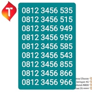 simpati 11 digit cantik angka naik 08123456, 081234567