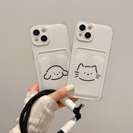 Latest Lanyard Cat Card Holder Case hp Oppo Reno 13 5G Reno 13F 14F 14 Pro 5G A3 A3X C71 C75 C65 Ren