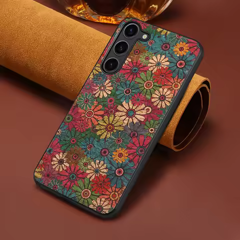 for Sony Xperia 10 5 1 IV V III Case Matte Anti-fingerprint Vintage Floral Soft Shockproof Silicone 