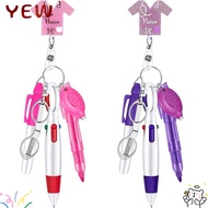 YYE Nurse Badge Set, Lanyard Retractable Nurse Pen Pack, Accessories Portable Keychain Nurse Badge C