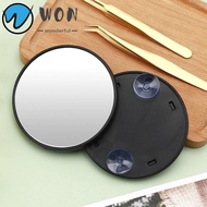WON Makeup Mirror, Round 5x/10x/15x Magnification Mirror, With Suction Cup Blackhead Magnifying Mirr