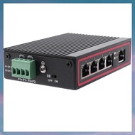 5-Port RJ45 10/100M Ethernet Desktop Switch Network Laptop DIN Rail Type