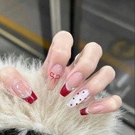 " [Code N56] nailbox designed in red tone. "