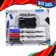 (4pcs) Set Marker Whiteboard Marker Pen Set, Marker Blur, Marker Black, Marker Red, Marker Biru, Mar
