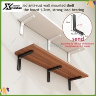 XF Wall Shelf Wall Shelf Wall Shelf Wall-mounted Bookshelf Wall Partition Bearing Kitchen Bracket Triangle Straight Shelf XF056