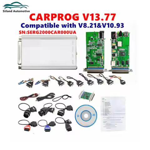 Full Universal Car Prog 8.21 10.93 Repair Tool ECU Chip Carprog V13.77 Online Programmer V8.21/V10.9