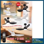 2022 AeroAir AA320 Fan with Dimmable Tri Tone LED