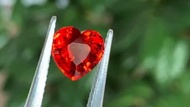 🎀5.42卡大粒天然火焰橙芬達石心形裸石        
🎀5.42ct Big Natural partschinite heart Gemstone