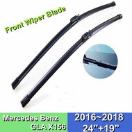 for Mercedes Benz GLA X156 2016~2018 Car Wiper Blades GLA180 GLA200 GLA220 GLA250 GLA45 200 220 250 200d 220d Car Accessories