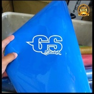 READY skotlet khusus aquarium warna biru bolak balik rekat