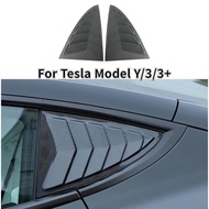 Rear Side Blind Window for Tesla Model 3/Y/3+/Y Juniper 2025 Rear Triangle Window Spoiler Louver Shu