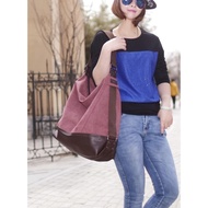 New✅ Tas Selempang Wanita Retro Kanvas Premium - Elizabeth Large Bag