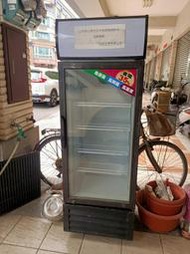 高雄 二手 單門冷藏玻璃展示櫃冰箱