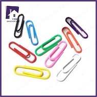 1Box 33mm 50mm Vinyl Colour Coated Paper Clips Paper Clips With Box Staionary School And Office